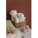 MEYCO SADA ŽÍNEK POPCORN 6KS (30X30) - NATURAL/SOFT OLIVE - ŽÍNKY A HOUBIČKY - KOUPÁNÍ A ZDRAVÍ