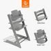 STOKKE® TRIPP TRAPP® + BABY SET ZVÝHODNĚNÁ SADA - JÍDELNÍ ŽIDLIČKY DŘEVĚNÉ - KRMENÍ