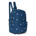 STUDIO NOOS DENIM MIDI BACKPACK - BATŮŽEK | HEARTS DARK BLUE WHITE HEARTS - BATOHY A TAŠKY - PRO DĚTI