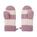 LODGER RUKAVICE STRIPE MERINO MAUVE VEL. 1 - 2 ROKY - RUKAVIČKY, ŠÁTKY, NÁKRČNÍKY - PRO DĚTI