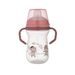CANPOL BABIES HRNEČEK SE SILIKONOVÝM PÍTKEM FIRSTCUP BONJOUR PARIS 250ML RŮŽOVÝ - DĚTSKÉ HRNEČKY - KRMENÍ