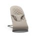 BABYBJORN LEHÁTKO BABYBJORN BOUNCER BLISS SAND GREY WOVEN TM.ŠEDÁ KONSTRUKCE - LEHÁTKA A HOUPADLA - SPINKÁNÍ