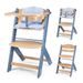 KINDERKRAFT ŽIDLIČKA JÍDELNÍ ENOCK NORDIC BREEZE S POLŠTÁŘEM - JÍDELNÍ ŽIDLIČKY DŘEVĚNÉ - KRMENÍ
