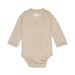 LODGER BODY S DLOUHÝM RUKÁVEM MELANGE BEIGE VEL. 56 - BODY - PRO DĚTI