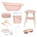 BEBE JOU DIGITÁLNÍ KOUPACÍ SADA SENSE PLUS 8-DÍLNÁ PALE PINK - VANIČKY PLASTOVÉ - KOUPÁNÍ A ZDRAVÍ