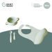 BABYMOOV SILIKONOVÁ JÍDELNÍ SADA BABY FIRST MEAL SET - VÝHODNÉ SADY - KRMENÍ