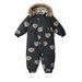 LEOKID ZIMNÍ KOMBINÉZA HERO CHARCOAL PUPPY VEL. 104 - ZIMNÍ KOMBINÉZY - PRO DĚTI