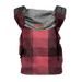 BYKAY KLOKANKA CLICK CARRIER REVERSIBLE RED PLAID (VEL. BABY) - KLOKANKY A ŠÁTKY - NOŠENÍ & SPORT