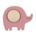 PETITE&MARS HRAČKA SILIKONOVÁ ELEPHANT EDWIN DUSTY ROSE 6M+ - HRAČKY PRO NEJMENŠÍ - PRO DĚTI
