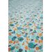 ENIE BABY POVLEČENÍ ESSENTIAL MIKA BLUE ORANGE - POVLEČENÍ DO POSTÝLKY - SPINKÁNÍ