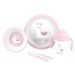 INTERBABY JÍDELNÍ SET LAMA +6M - RŮŽOVÝ - VÝHODNÉ SADY - KRMENÍ
