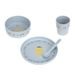 LÄSSIG BABIES DISH SET PP/CELLULOSE HAPPY FRUITS LEMON - MISKY, TALÍŘKY A PODLOŽKY - KRMENÍ
