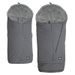 DOOKY FOOTMUFF VEL. S/L 2V1 GREY MELANGE - FUSAKY DO KOČÁRKU - KOČÁRKY A PŘÍSLUŠENSTVÍ