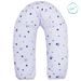 FILLIKID KOJÍCÍ POLŠTÁŘ STARS WHITE/BLUE 190 CM - KOJÍCÍ POLŠTÁŘE - KRMENÍ