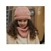 LITTLE DUTCH ŠÁLA PLETENÁ KRUHOVÁ DEEP PINK ONE SIZE - ČEPIČKY A KLOBOUČKY - PRO DĚTI