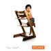 STOKKE® TRIPP TRAPP® WILD WOOD + POLŠTÁŘEK ANTHRACITE - JÍDELNÍ ŽIDLIČKY DŘEVĚNÉ - KRMENÍ