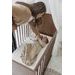 MEYCO SPACÍ VAK S RUKÁVY JERSEY 70CM SWEET HEART SAND/SOFT SAND - SPACÍ PYTLE - SPINKÁNÍ