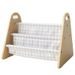 3 SPROUTS OBOUSTRANNÝ STOJAN NA KNÍŽKY GINGHAM BEIGE - DEKORACE A POLIČKY - SPINKÁNÍ