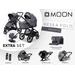 MOON RESEA FOLD EXTRA SET - GRAPHITE - KOMBINACE S PŘÍSLUŠENSTVÍM - KOČÁRKY A PŘÍSLUŠENSTVÍ