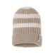 LODGER ČEPICE STRIPE MERINO BEIGE 3 - 6 MĚSÍCŮ - ČEPIČKY A KLOBOUČKY - PRO DĚTI