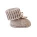 LODGER SLIPPER FOLKLORE MERINO WOOL BEIGE 0 - 6 MĚSÍCŮ - KOJENECKÉ CAPÁČKY - PRO DĚTI