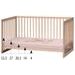 SCARLETT DĚTSKÁ POSTÝLKA SCARLETT KOMBI - PŘÍRODNÍ (BUK) - VYNDAVACÍ PŘÍČKY - 120 X 60 CM - DŘEVĚNÉ POSTÝLKY - SPINKÁNÍ