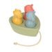 LÄSSIG BOAT TOY SET WATER FRIENDS OLIVE - HRAČKY DO VANY - PRO DĚTI
