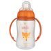 CANPOL BABIES HRNEČEK TRÉNINKOVÝ CUTE ANIMALS SE SILIKONOVÝM PÍTKEM 320ML LIŠKA - DĚTSKÉ HRNEČKY - KRMENÍ