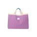 STUDIO NOOS POPLIN BEACH BAG PLÁŽOVÁ TAŠKA RASBERRY STRIPED - DOPLŇKY - PRO MAMINKY