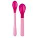 CANPOL BABIES PLASTOVÉ LŽIČKY TERMO 2KS RŮŽOVÉ - LŽIČKY A PŘÍBORY - KRMENÍ