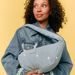 STUDIO NOOS DENIM MINI CROSS BODY BAG | HEARTS LIGHT BLUE HEARTS - DOPLŇKY - PRO MAMINKY