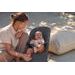 BABYBJORN LEHÁTKO BABYBJORN BOUNCER BLISS ANTHRACITE COTTON PETAL WOVEN - LEHÁTKA A HOUPADLA - SPINKÁNÍ