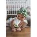 ENIE BABY TURBAN - DĚTSKÁ ČEPICE 3-6M TROPICAL LEAVES - ČEPIČKY A KLOBOUČKY - PRO DĚTI