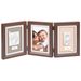 BABY ART DŘEVĚNÝ RÁMEČEK PRO OTISK MY BABY TOUCH DOUBLE BROWN - OTISKY A ALBA - PRO MAMINKY