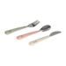 LÄSSIG BABIES CUTLERY WITH SILICONE HANDLE 3PCS HAPPY FRUITS CHERRY - LŽIČKY A PŘÍBORY - KRMENÍ