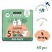 MOOMIN BABY 5 MAXI 10-16 KG (60 KS), EKO PLENKY - JEDNORÁZOVÉ PLENY - PŘEBALOVÁNÍ