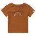 NOPPIES T-SHIRT SHIELDS ROASTED PECAN - TRIČKA KRÁTKÝ / DLOUHÝ RUKÁV - PRO DĚTI