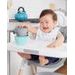 SKIP HOP SET JÍDELNÍ S HRNKEM 5 KS EASY-FEED MEALTIME SET TEAL / GREY 6M+ - VÝHODNÉ SADY - KRMENÍ