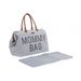 CHILDHOME PŘEBALOVACÍ TAŠKA MOMMY BAG CANVAS GREY - PŘEBALOVACÍ TAŠKY - KOČÁRKY A PŘÍSLUŠENSTVÍ