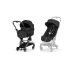 CYBEX COYA COMFORT ROSEGOLD + SKLÁDACÍ KORBA SEPIA BLACK - KOČÁRKY DO LETADLA - KOČÁRKY A PŘÍSLUŠENSTVÍ