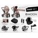 MOON RESEA 2.0 MAXI SET - SAND - KOMBINACE S PŘÍSLUŠENSTVÍM - KOČÁRKY A PŘÍSLUŠENSTVÍ