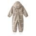 LEOKID SOFTSHELLOVÁ KOMBINÉZA LILO BEIGE WOOF VEL. 86 - ZIMNÍ KOMBINÉZY - PRO DĚTI