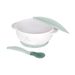 KIKKABOO MISKA S PŘÍSAVKOU, VÍČKEM A LŽIČKOU S TEPELNÝM SENZOREM MINT - MISKY, TALÍŘKY A PODLOŽKY - KRMENÍ