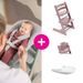 STOKKE® TRIPP TRAPP® + BABY SET + PULT ZVÝHODNĚNÁ SADA - JÍDELNÍ ŽIDLIČKY DŘEVĚNÉ - KRMENÍ