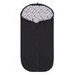 EMITEX FUSAK 2V1 COCOON SOFTSHELL BLACK + CRAZY NOTES - FUSAKY DO KOČÁRKU - KOČÁRKY A PŘÍSLUŠENSTVÍ