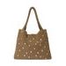 STUDIO NOOS TEDDY HEARTS MOM BAG BROWN HEARTS - PŘEBALOVACÍ TAŠKY - KOČÁRKY A PŘÍSLUŠENSTVÍ