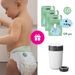 MUUMI BABY PANTS 4 MAXI 7-11 KG (120 KS), MĚSÍČNÍ BALENÍ KALHOTKOVÝCH EKO PLEN + KOŠ ZDARMA - JEDNORÁZOVÉ PLENY - PŘEBALOVÁNÍ