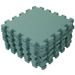 BABYDAN HRACÍ PODLOŽKA PUZZLE DUSTY GREEN 90X90 CM - HRACÍ PODLOŽKY NA ZEM - SPINKÁNÍ