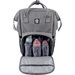 DOOKY PŘEBALOVACÍ BATOH LARGE GREY MELANGE - PŘEBALOVACÍ BATOHY - KOČÁRKY A PŘÍSLUŠENSTVÍ