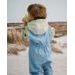 LEOKID SOFTSHELLOVÝ OVERAL COLOR BLOCK BLUE CAPE VEL. 12 - 18 MĚSÍCŮ (VEL. 80) - OVERALY - PRO DĚTI